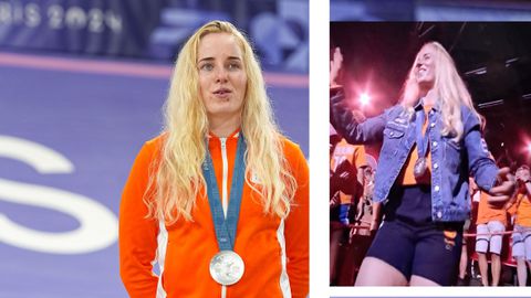TeamNL Huis pept doodvermoeide medaillewinnares op: 'Sinds gisterochtend niet geslapen'