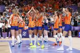 De Nederlandse volleybalsters. © Pro Shots