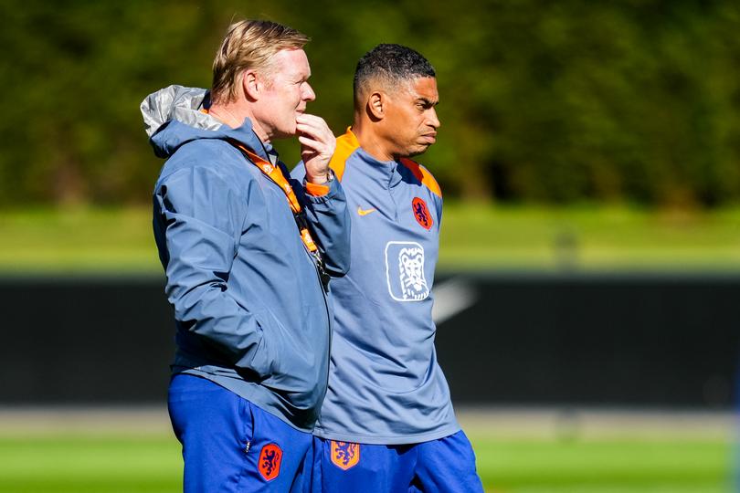 Ronald Koeman en Michael Reiziger. © Pro Shots