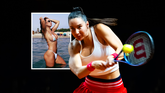 De Franse tennisster Océane Dodin. ©Getty Images en Instagram