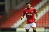 Demetri Mitchell in 2017 bij Manchester United ©Getty Images