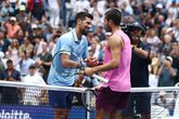 Novak Djokovic en Carlos Alcaraz.

© GettyImages