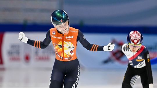 Wéér goud voor Xandra Velzeboer: bijna perfecte score in de World Cup