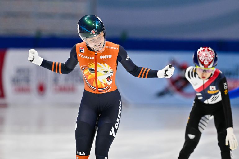 Wéér goud voor Xandra Velzeboer: bijna perfecte score in de World Cup