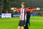 Nick Nagtegaal na de late 1-0 tegen Excelsior ©Pro Shots