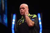 Michael van Gerwen moet aan de bak in de Grand Slam of Darts. ©PDC