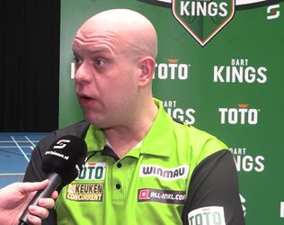 Topdarter Michael van Gerwen over WK, vermoeidheid en zijn status: 'Dat komt nu wel goed uit'