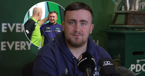 Gentleman Luke Littler looft Michael van Gerwen: 'Dit WK zal hem vertrouwen geven'