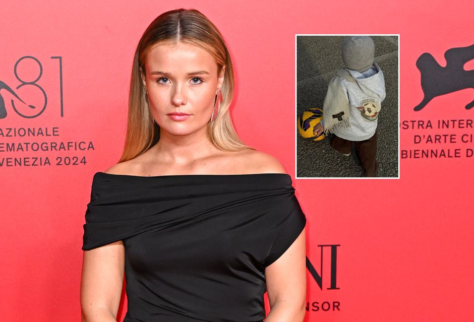 Mikky Kiemeney (vrouw Frenkie de Jong) laat volgers smelten met beelden van zoontje Miles: 'Trots op papa'