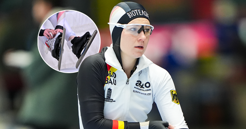 Forse tegenvaller voor concurrente van Joy Beune op Olympische Winterspelen: 'Mijn schoenen zijn verboden'