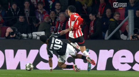 Woede bij PSV na discutabele beslissing in Champions League-clash met Arsenal