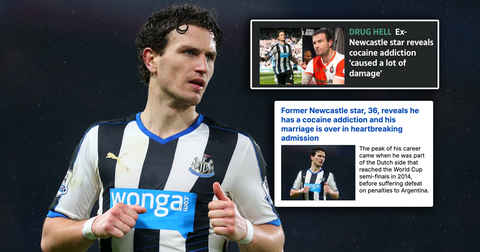 Oud-topvoetballer Daryl Janmaat (36) beheerst buitenlandse media na onthulling over 'verwoestende verslaving'