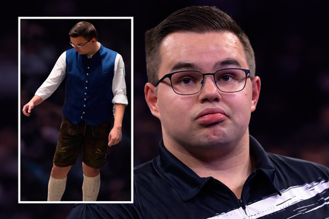 Gian van Veen is de pineut: topdarter moet Lederhosen dragen in München