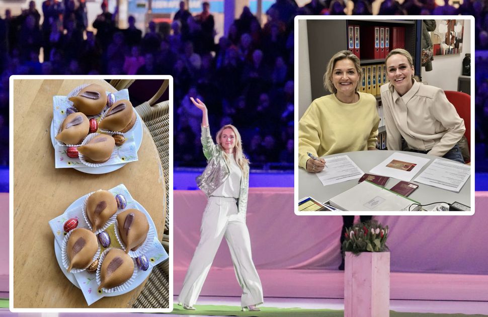 Schaatsicoon Irene Schouten maakt kennis met bijzondere traditie tijdens viering nieuwe mijlpaal