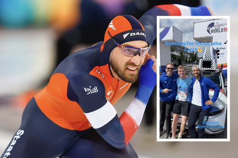 Lachende Robert Doornbos filmt halsbrekende toeren van emotionele Kjeld Nuis: 'Kijk nou uit'