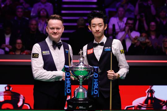 Finale WK snooker verstoord door model met pikante content: 'Iedereen kan de pot op'