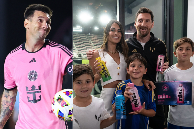 Lionel Messi wil strijd aangaan met KSI en Logan Paul met sportdrankje Más