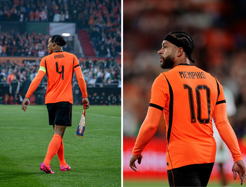 Dit is waarom Memphis Depay en Virgil van Dijk op het WK voetbal alleen met hun voornaam op het shirt spelen