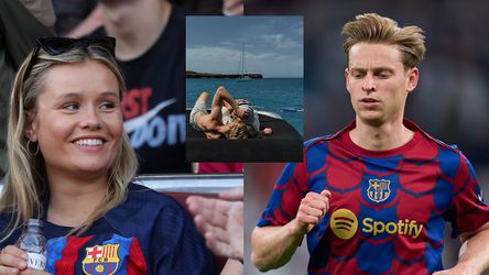 Mikky Kiemeney deelt intieme beelden met Frenkie de Jong en baby: 'Mijn allergrootste vriendje'