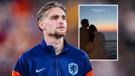 Topvoetballer Kenneth Taylor en beroemde vriendin Jade Anna delen romantische beelden