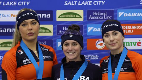 Buitenlandse topschaatsster wilde Thialf laten zien aan 17 gezinsleden: 'Ik voelde me behoorlijk rot'