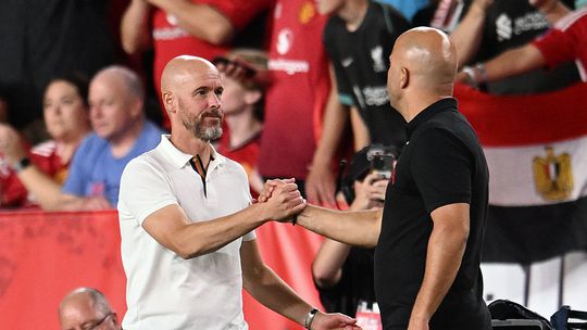 Spanning is om te snijden voor Erik ten Hag en Arne Slot: 'Dit is waar iedereen in Manchester en Liverpool naartoe leeft'