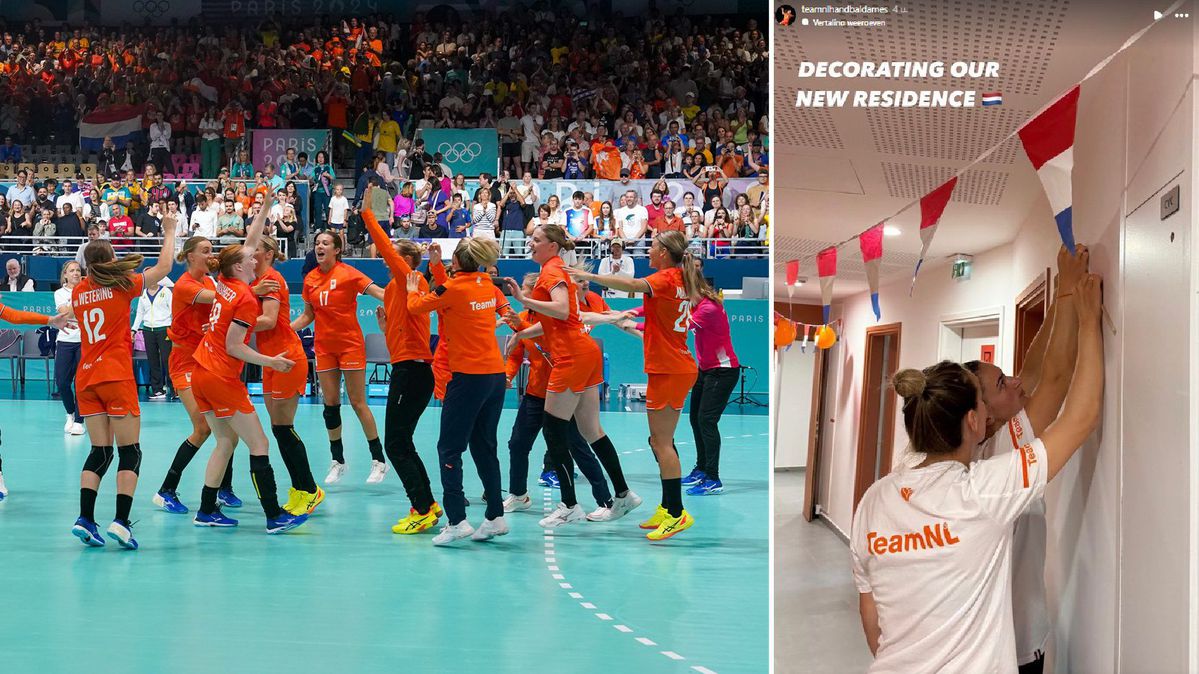 Handbalsters moeten op Olympische Spelen zelf de slingers ophangen na vertrek uit Parijs