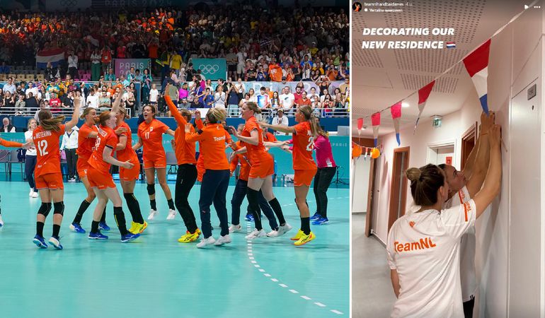 Handbalsters moeten op Olympische Spelen zelf de slingers ophangen na vertrek uit Parijs