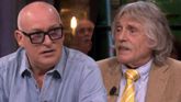 René van der Gijp en Johan Derksen. © Talpa