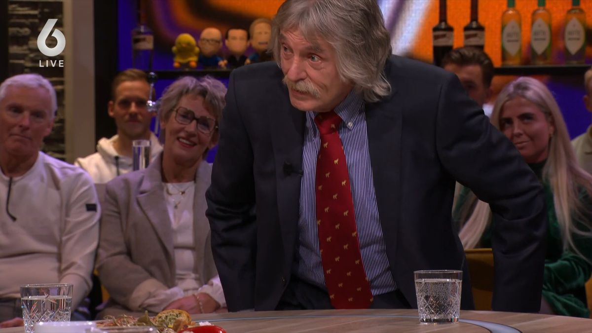 Bekijk hier hoe Johan Derksen woest wegloopt tijdens Vandaag Inside na opmerking Wilfred Genee