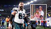 Jason Kelce gaat uit het lint na opmerking over broer en Taylor Swift. © Getty Images en beeldbewerking Sportnieuws.nl