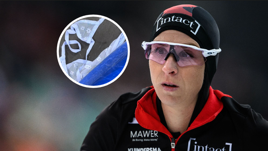 Olympisch kampioene doet pikante ontdekking op de schaatsbaan: 'Serieus, hoe kan dit?'