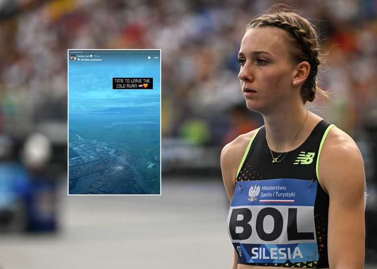 Topatlete Femke Bol is klaar met Nederland en stapt in het vliegtuig naar de zon