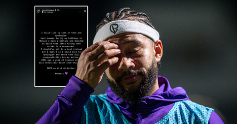 Schuldbewuste Memphis Depay laat van zich horen na 'fout' in Monaco: 'Ik had de taxi moeten pakken'