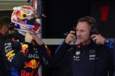 Max Verstappen en Christian Horner / Getty Images