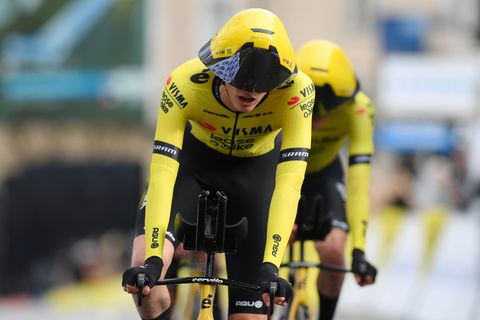 Nieuwe tijdrithelm nog geen succes voor Visma | Lease a Bike