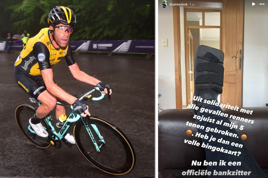 Ongeloof over bizarre blessure oud-renner Bram Tankink: 'Ik heb nog nooit zoveel pijn gehad'