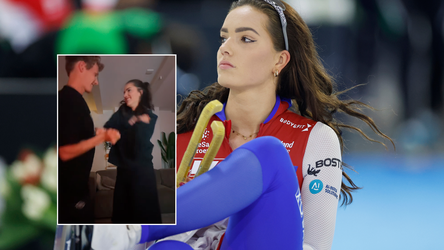 Verliefde schaatsster Pien Hersman gooit haar 'moves' in de strijd voor tennistalent