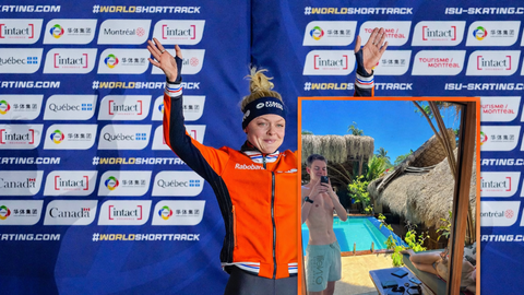 Olympisch kampioene Xandra Velzeboer ruilt skipak om voor bikini