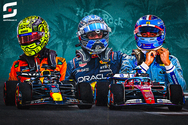 LIVE Formule 1 | Max Verstappen achtervolgt Lando Norris voor P1 in Miami