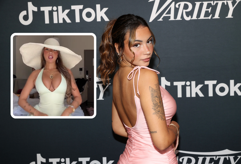 'Ongepaste' jurk van influencer zorgt voor ophef bij achterban chique sportwedstrijd