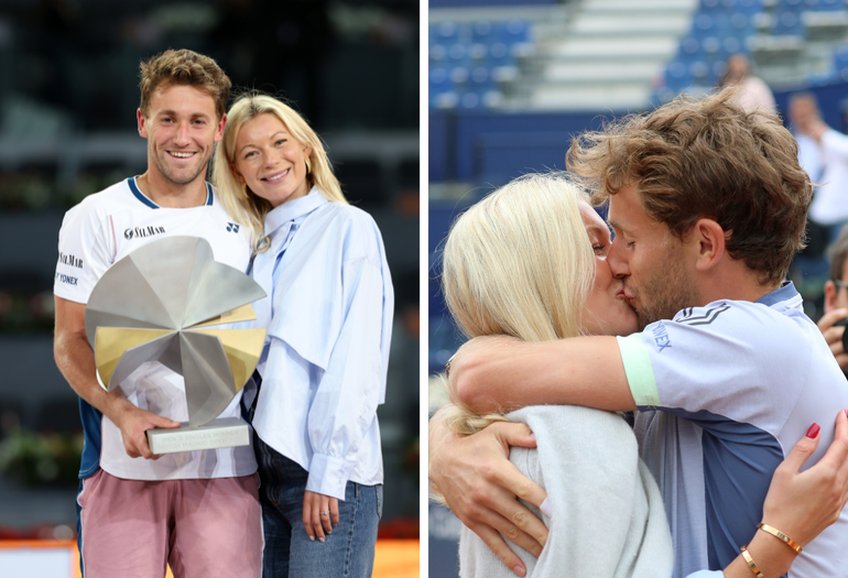 Noorse toptennisser dankt verloofde voor grootste titel in carrière: 'Ik ben een geluksvogel'