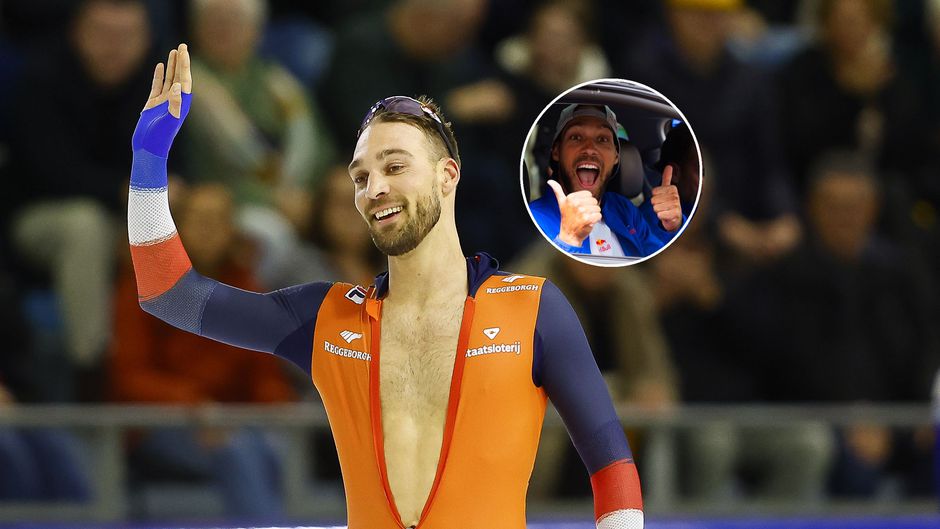 Topschaatser Kjeld Nuis sluit 'emotionele dag' af met een klapper van 8,6 miljoen euro