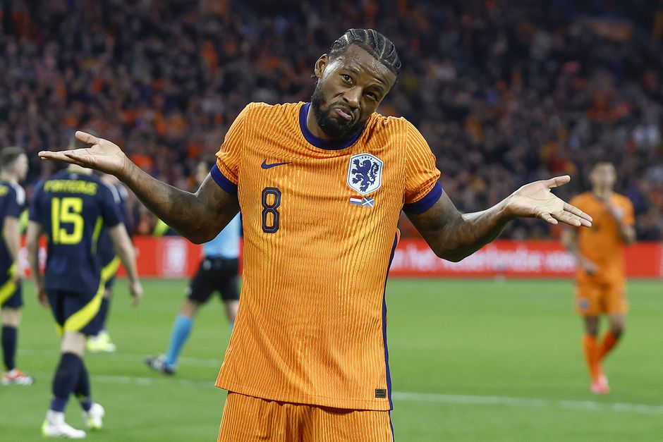 'Ronald Koeman zal Georginio Wijnaldum op 10 gebruiken bij oefeninterland Nederland'