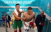 Cristiano Ronaldo en Kylian Mbappé op het vorige EK / Getty Images