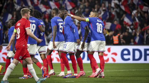 Steen op het veld bij Oranje-tegenstander Frankrijk, dat met 3-0 van laagvlieger won