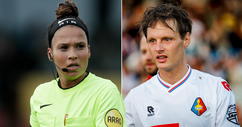 Nederlandse scheids vindt 'licht in donkere tijden' bij voetballende partner