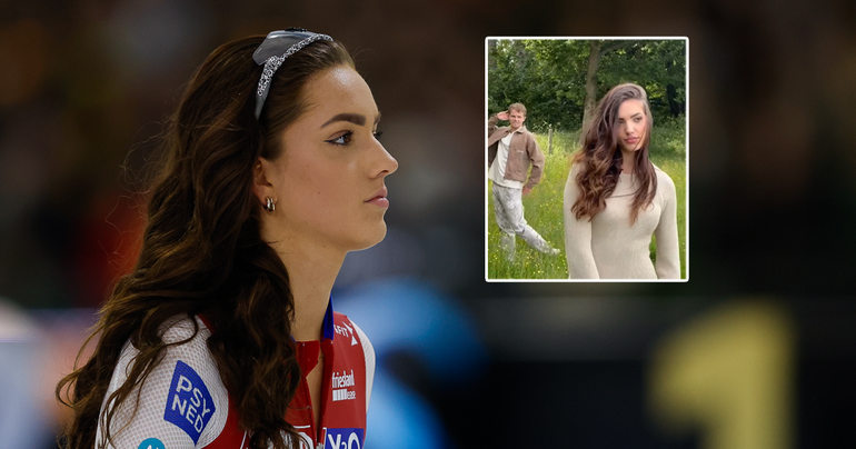 Beroemd Nederlands sportkoppel poseert na bezoek aan Parijs voor speciale shoot: 'Meneer steelt mijn moment!'