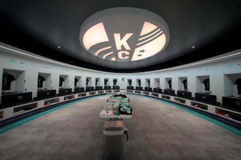 Dit is het trainingscomplex van het Nederlands elftal in Kansas City tijdens het WK