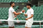 Novak Djokovic en Carlos Alcaraz © GettyImages.
